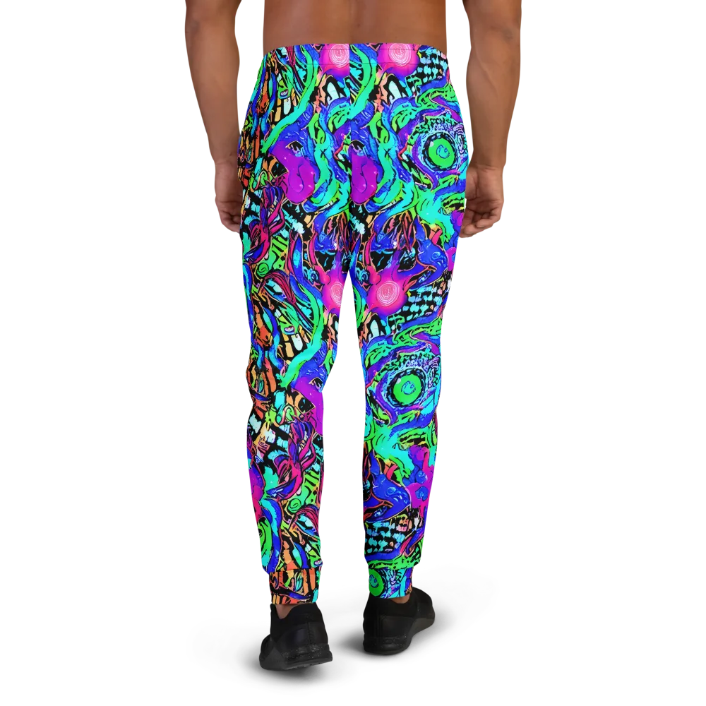 Hypercolor Jungle on Men's Joggers — Back
