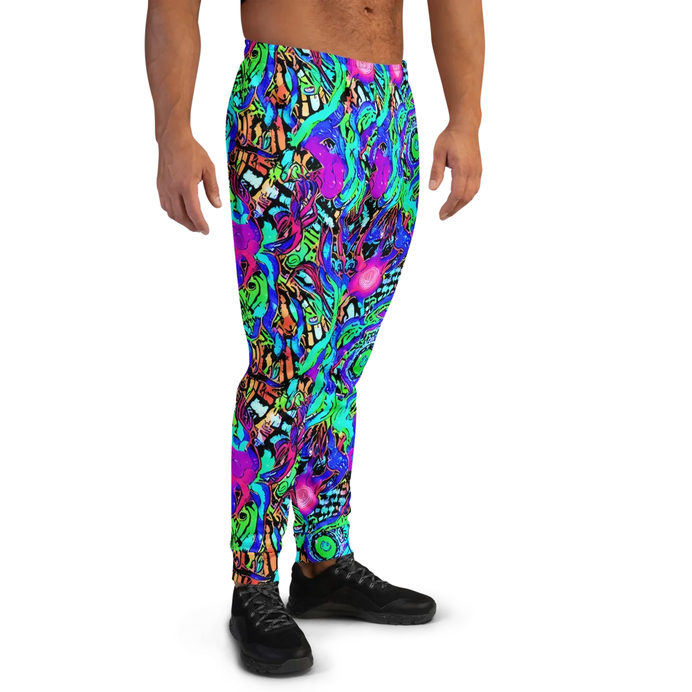 Hypercolor Jungle on Men's Joggers — Right