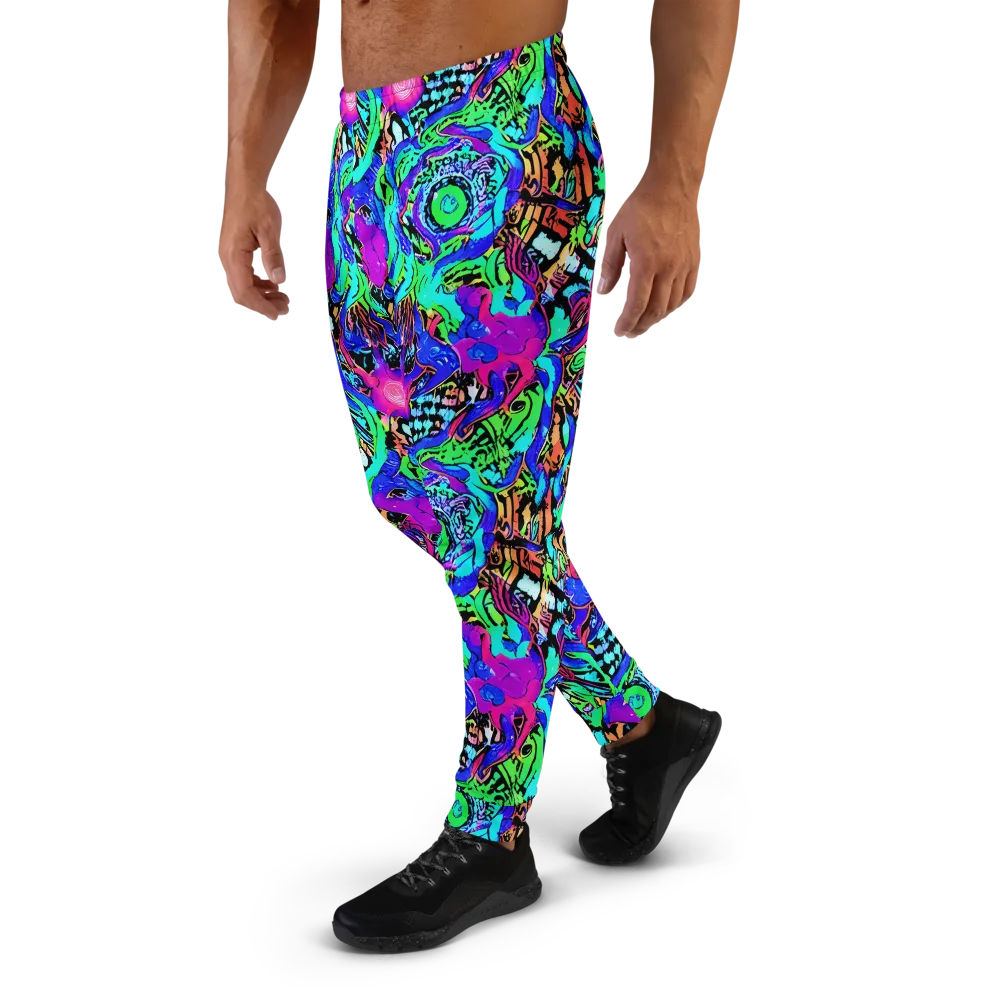 Hypercolor Jungle on Men's Joggers — Left