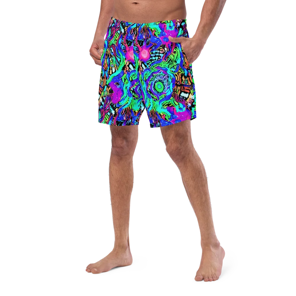Hypercolor Jungle on Swim Trunks — Left Front