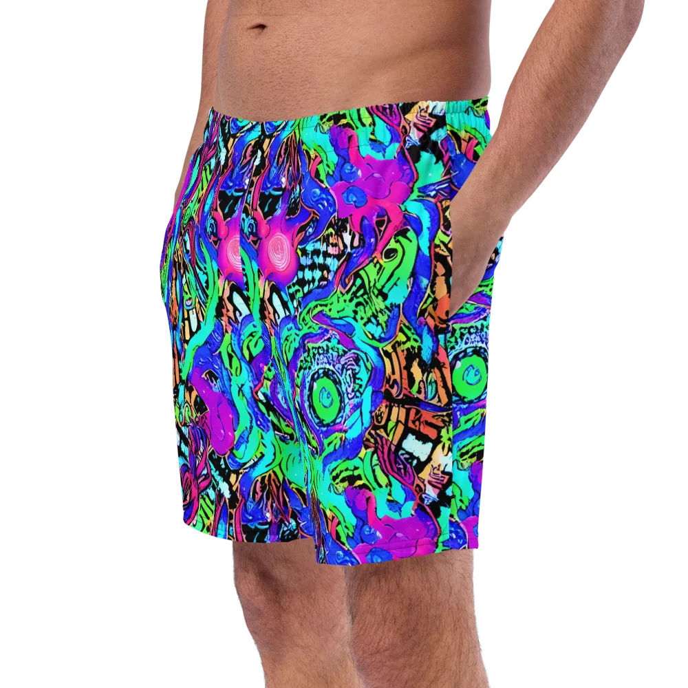 Hypercolor Jungle on Swim Trunks — Left Front