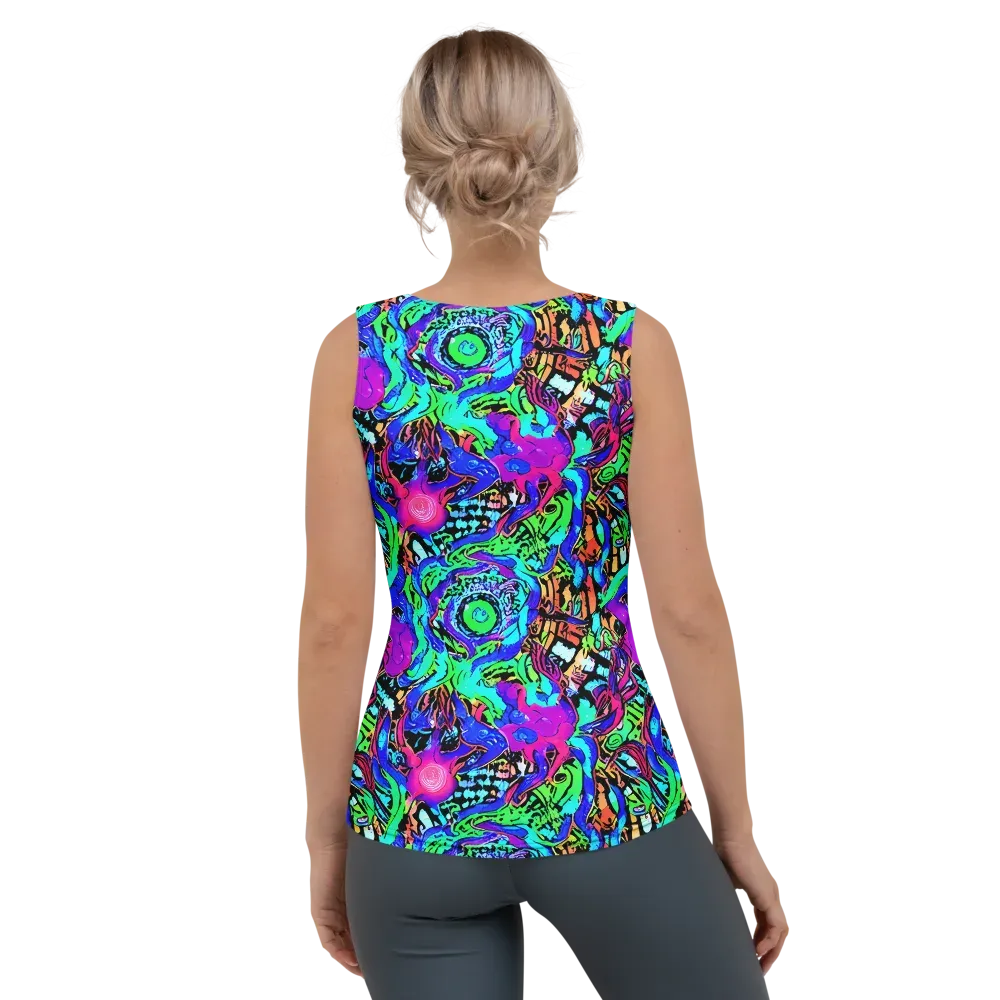 Hypercolor Jungle on Women's Tank Top — Back
