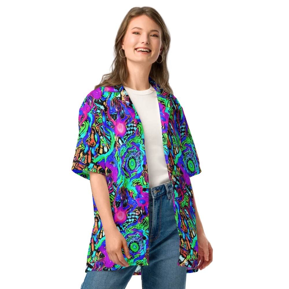 Hypercolor Jungle on Button Shirt — Front