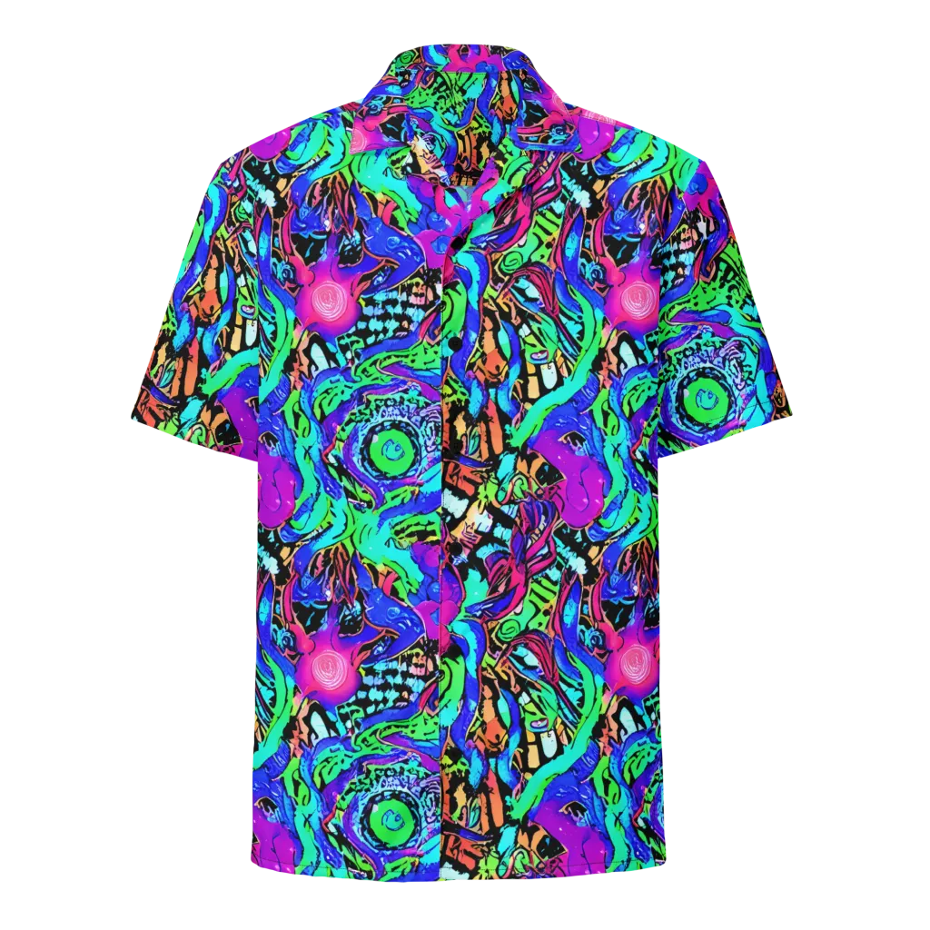 Hypercolor Jungle on Button Shirt — Front