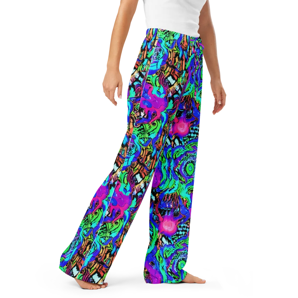 Hypercolor Jungle on Women's Pajama Pants — Right Front