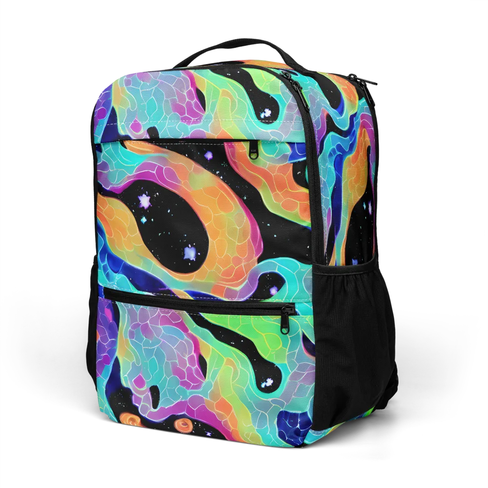 Rainbow Void on Utility Backpack — Left Front
