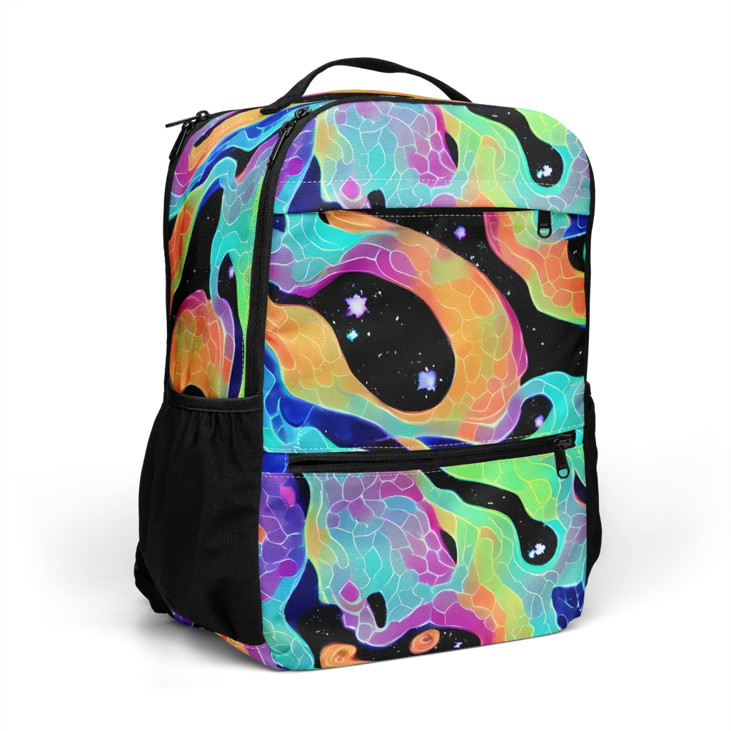 Rainbow Void on Utility Backpack — Right Front