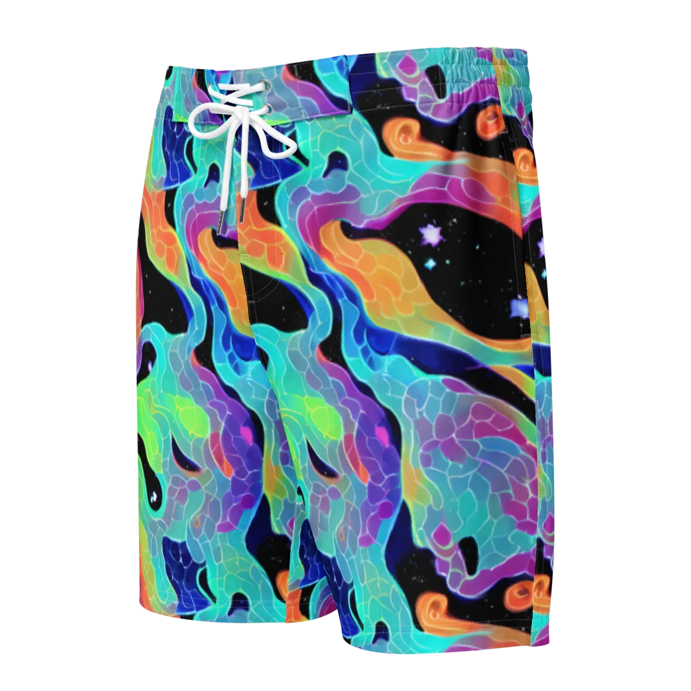 Rainbow Void on Men's Board Shorts — Front
