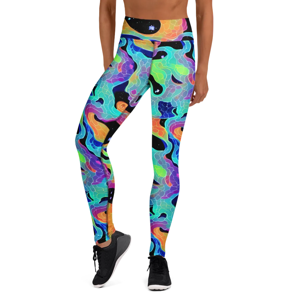 Rainbow Void on Yoga Leggings — Front