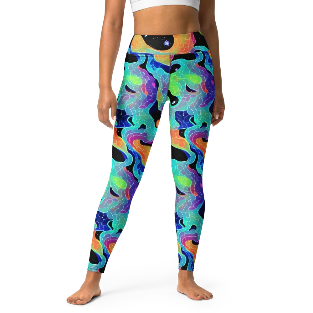 Rainbow Void on Yoga Leggings — Front