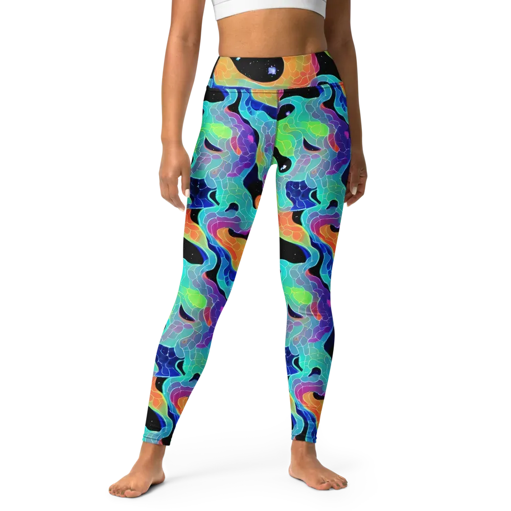 Rainbow Void on Yoga Leggings — Front