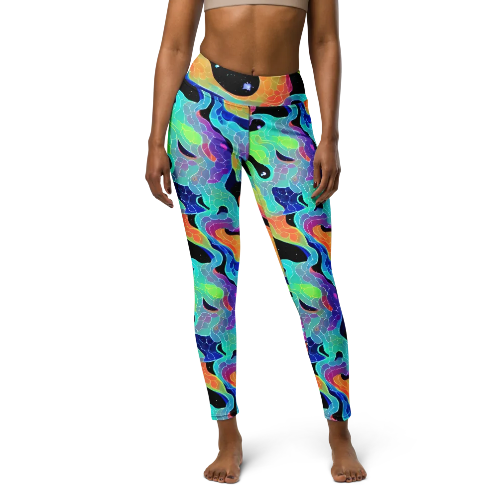 Rainbow Void on Yoga Leggings — Front