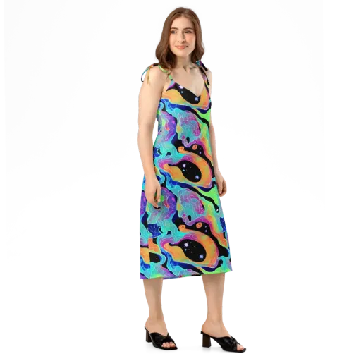 Rainbow Void on a Slip Dress