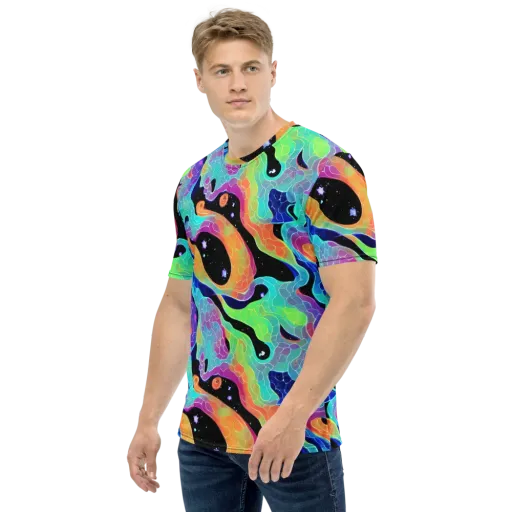 Rainbow Void on a Men's Crew Neck T-Shirt