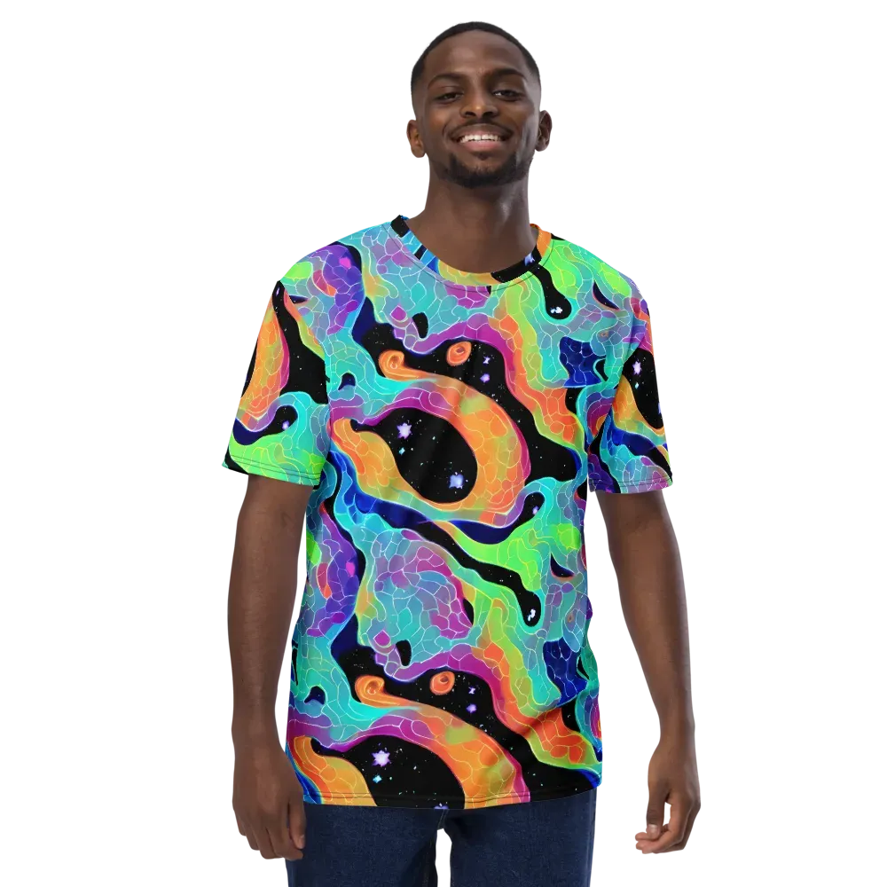 Rainbow Void on Men's Crew Neck T-Shirt — Front