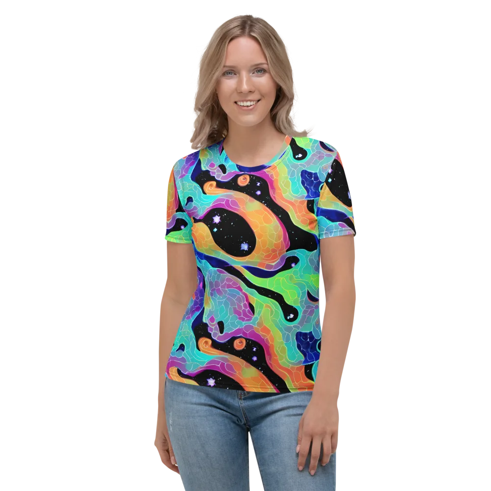 Rainbow Void on Women's Crew Neck T-Shirt — Front
