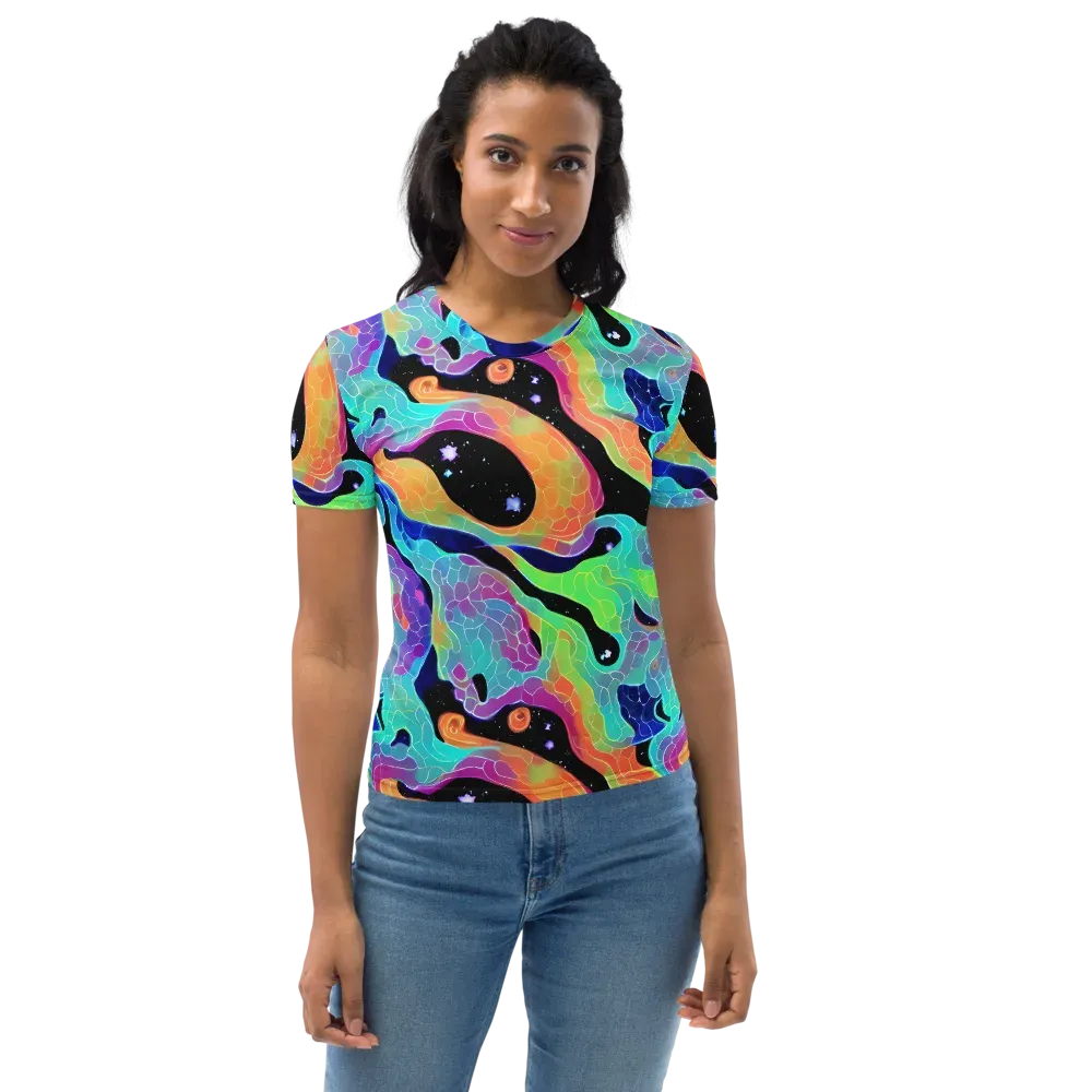 Rainbow Void on Women's Crew Neck T-Shirt — Front