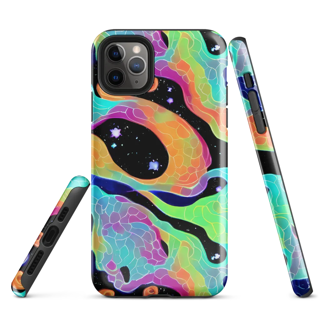 Rainbow Void on Tough Case for iPhone® — Front