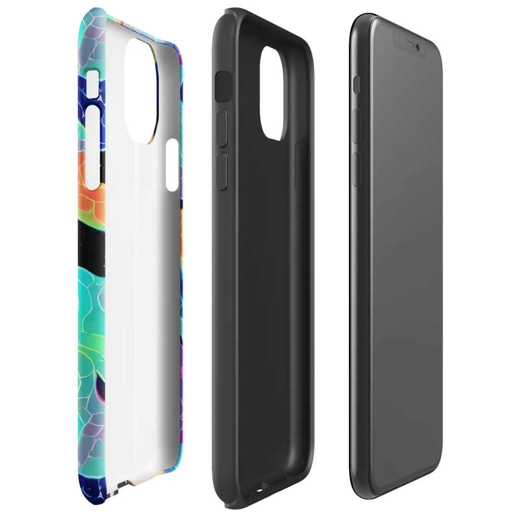 Rainbow Void on Tough Case for iPhone® — Right