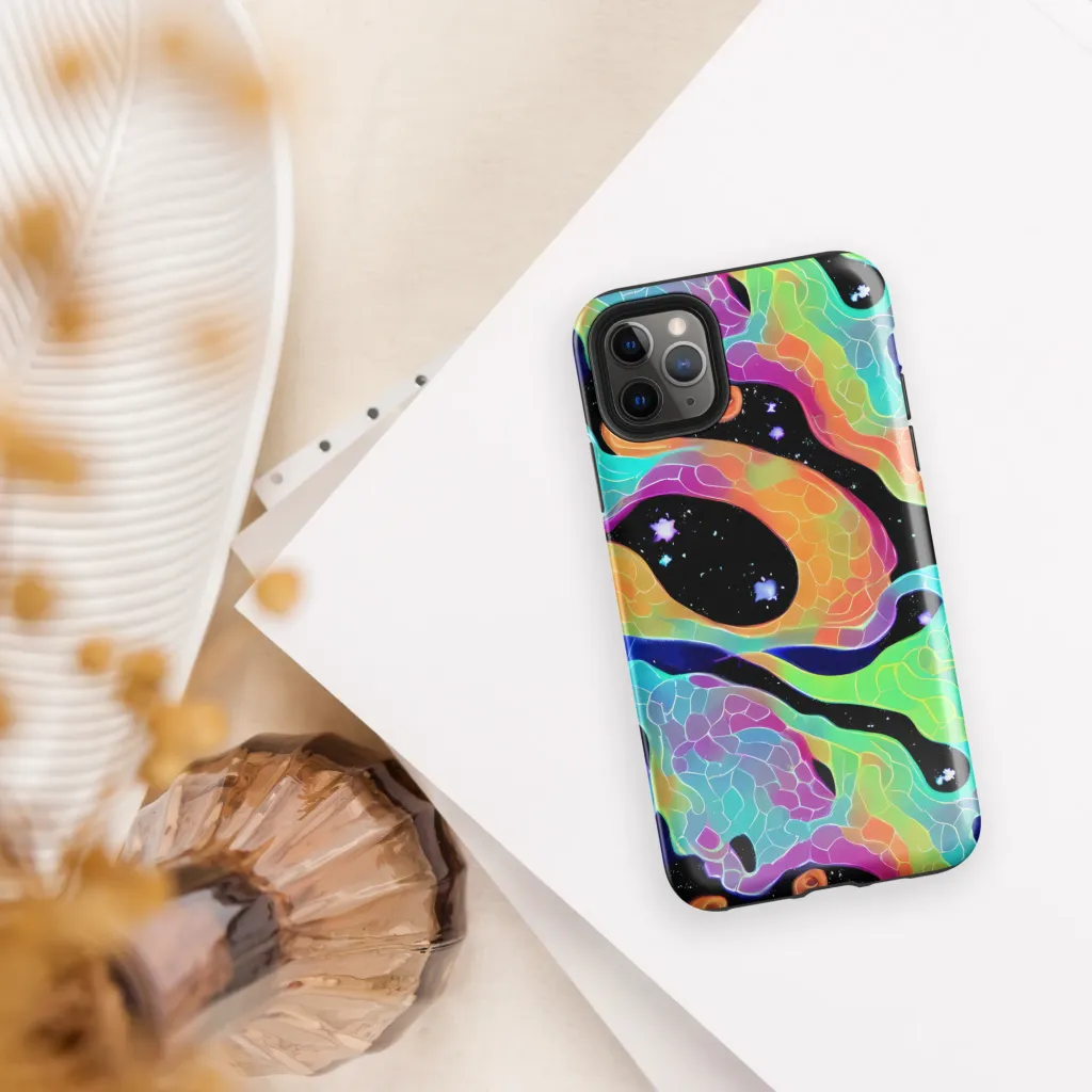 Rainbow Void on Tough Case for iPhone® — Front