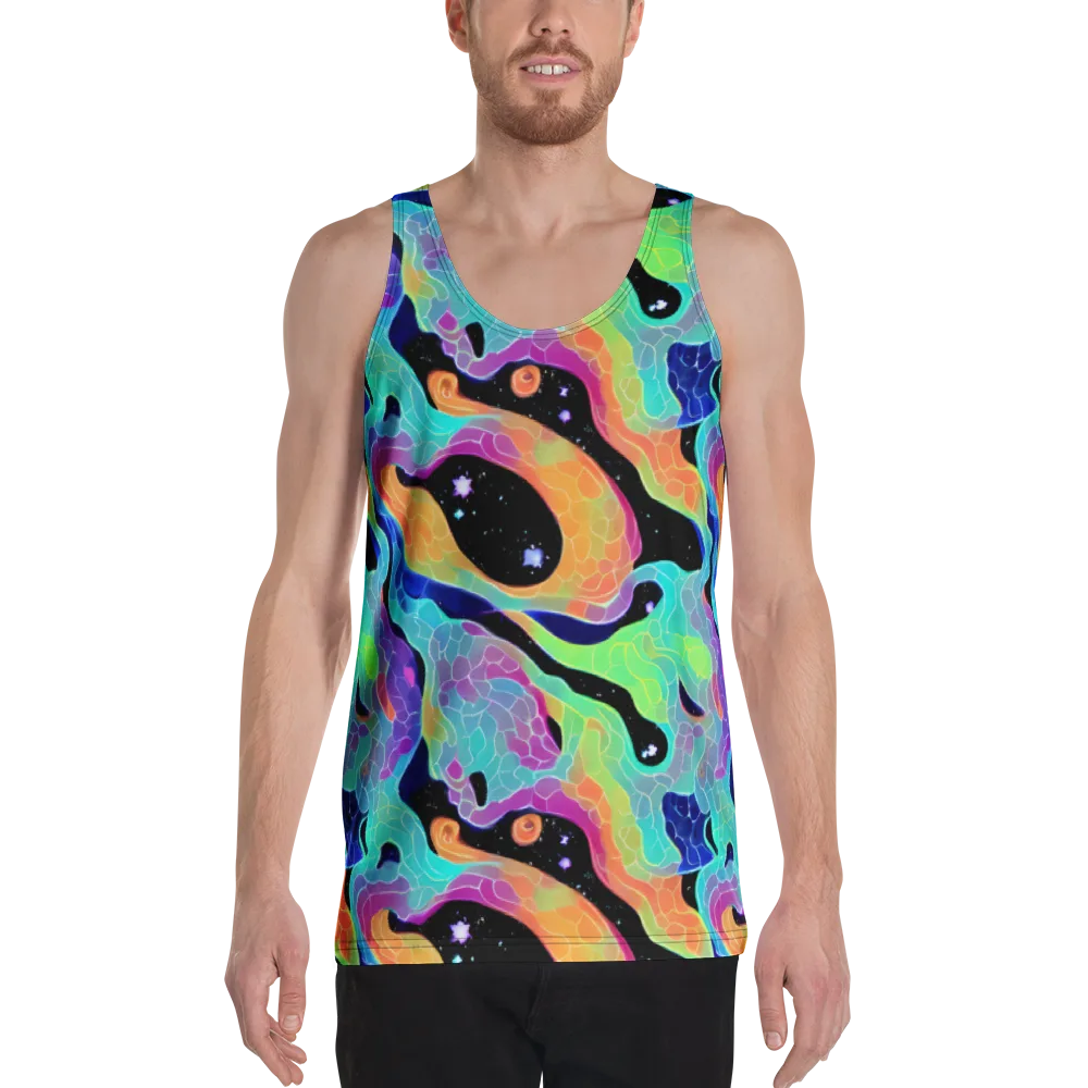 Rainbow Void on Men's Tank Top — Front