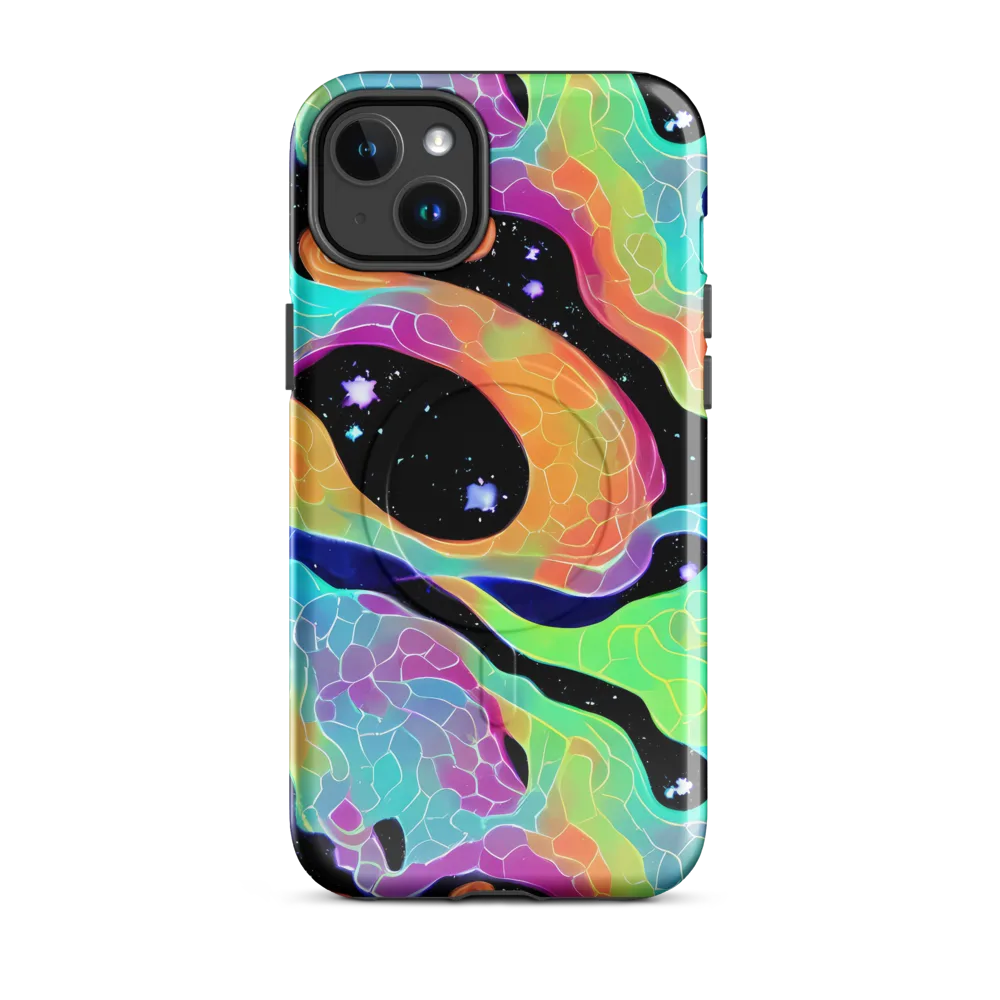 Rainbow Void on MagSafe Tough Case for iPhone® — Front