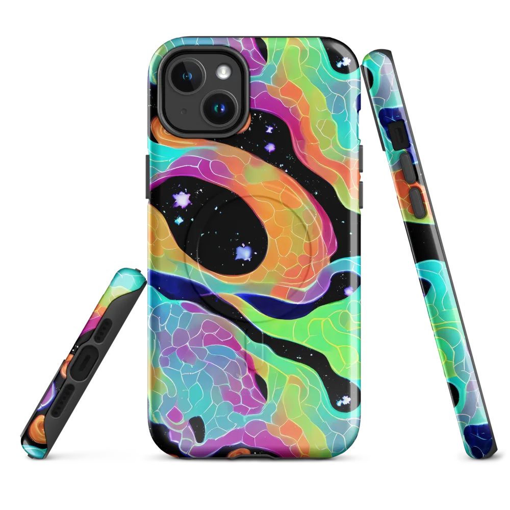 Rainbow Void on MagSafe Tough Case for iPhone® — Front