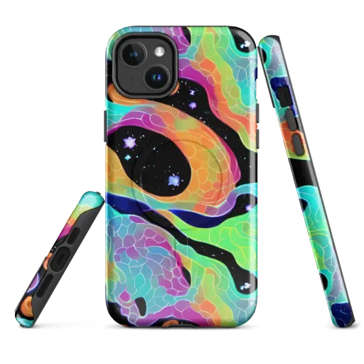 Rainbow Void on a MagSafe Tough Case for iPhone®