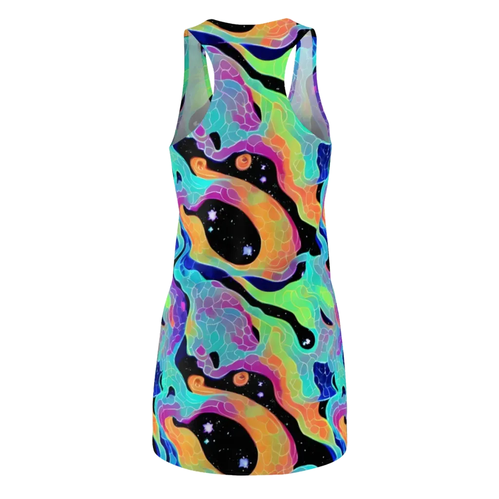 Rainbow Void on Racerback Dress — Back