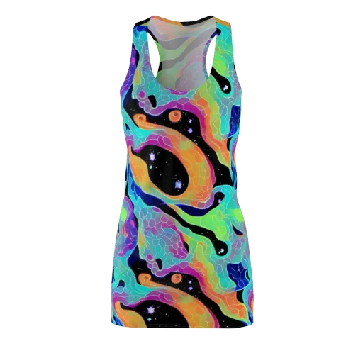 Rainbow Void on a Racerback Dress