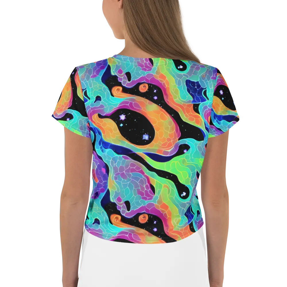 Rainbow Void on Crop Tee — Back