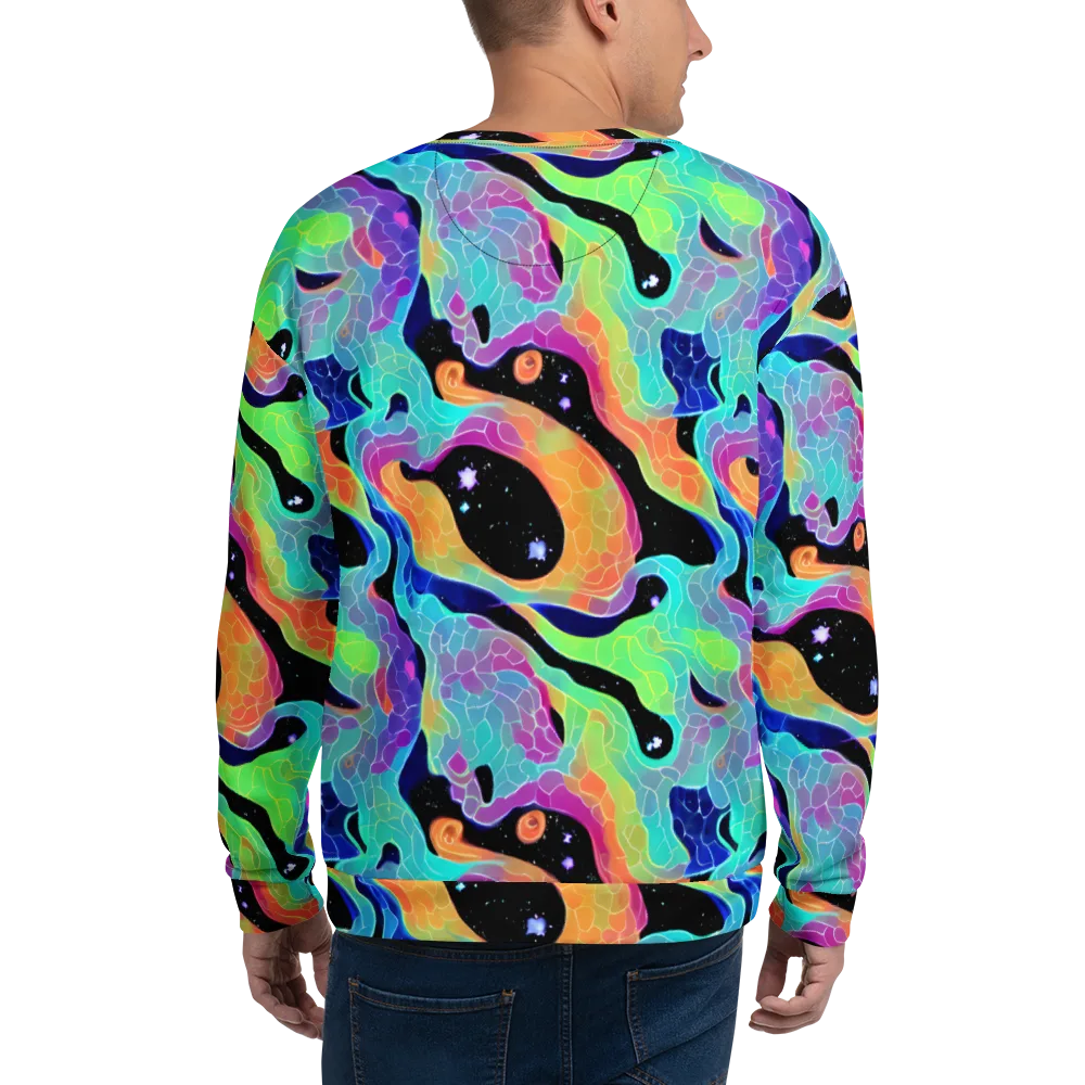 Rainbow Void on Sweatshirt — Back