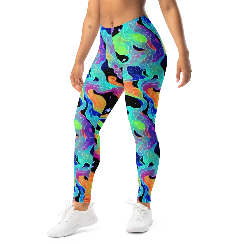 Rainbow Void on Leggings — Left Front