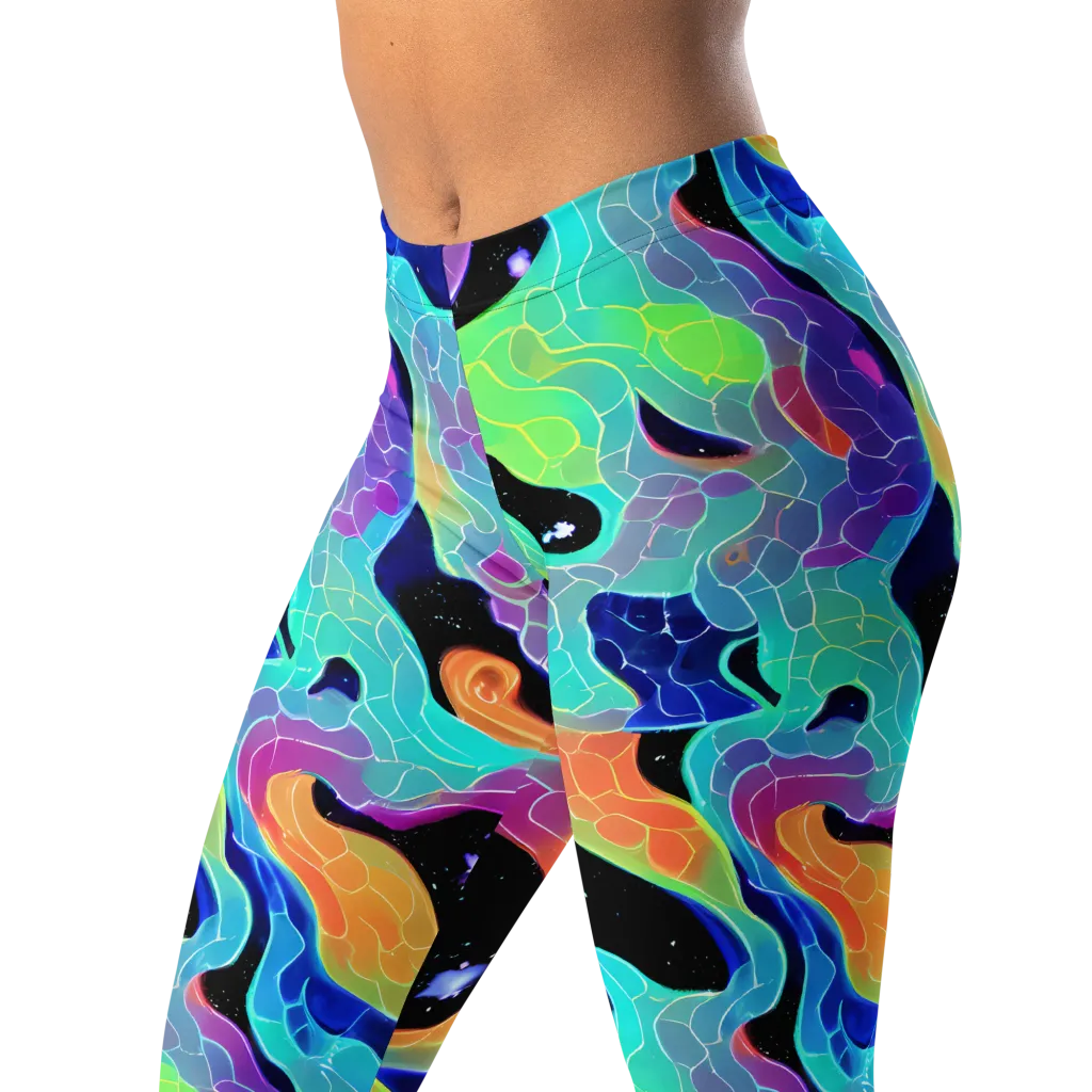 Rainbow Void on Leggings — Left Front