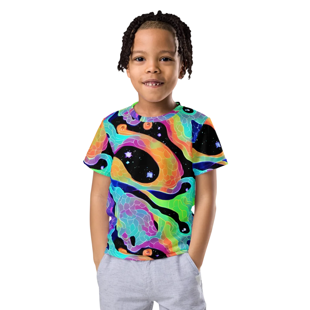 Rainbow Void on Kids Crew Neck T-Shirt — Front