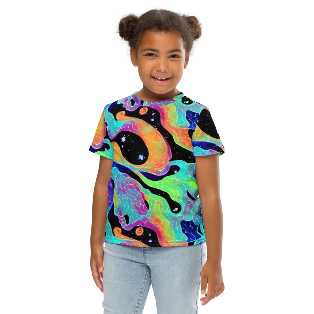 Rainbow Void on Kids Crew Neck T-Shirt — Front