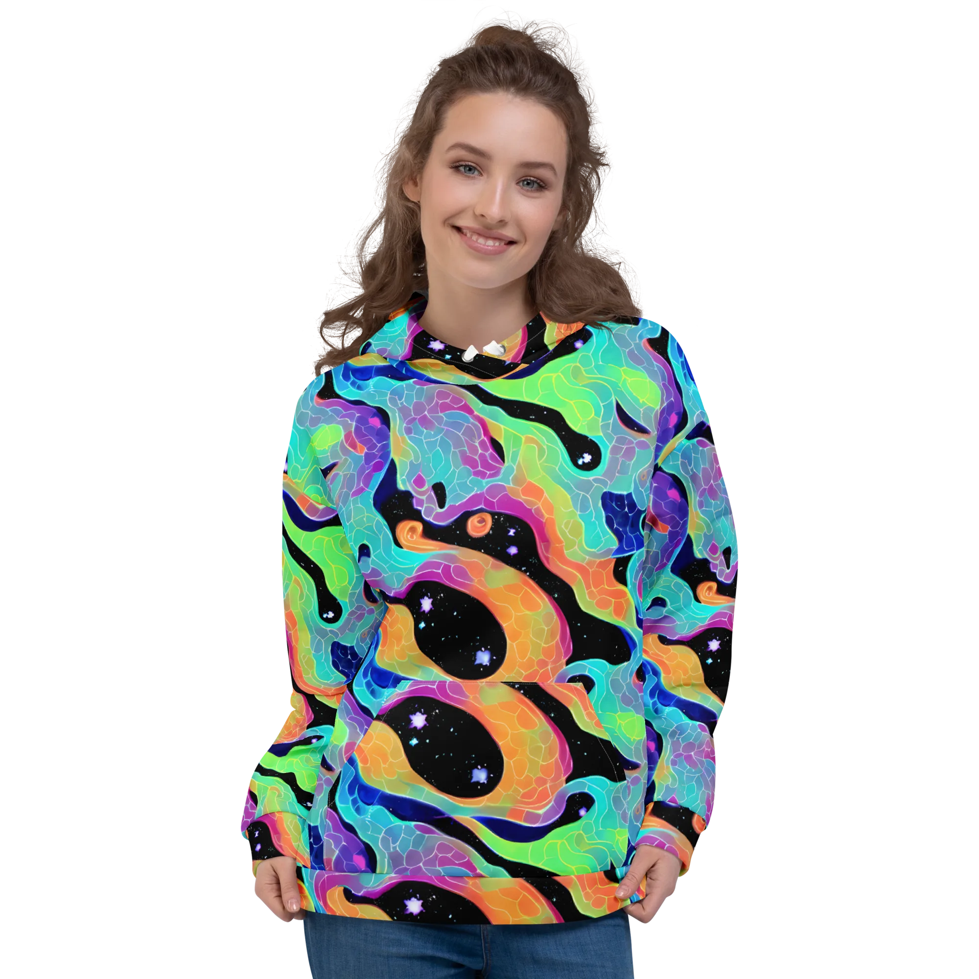 Rainbow Void on Hoodie — Front