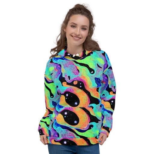 Rainbow Void on a Hoodie