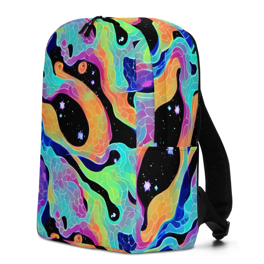Rainbow Void on Minimalist Backpack — Left