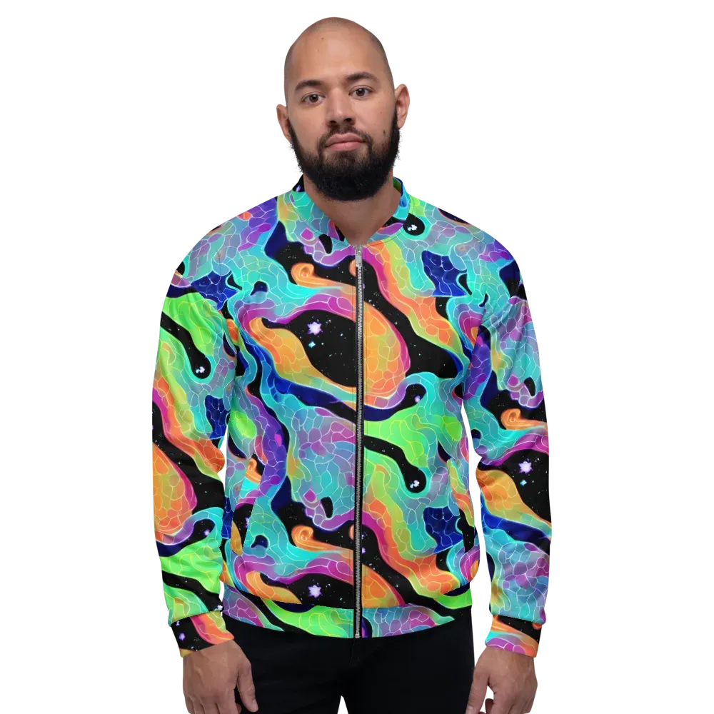 Rainbow Void on Bomber Jacket — Front