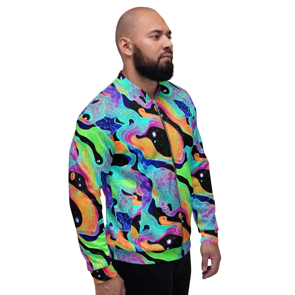 Rainbow Void on Bomber Jacket — Right