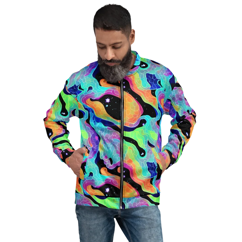 Rainbow Void on Bomber Jacket — Front
