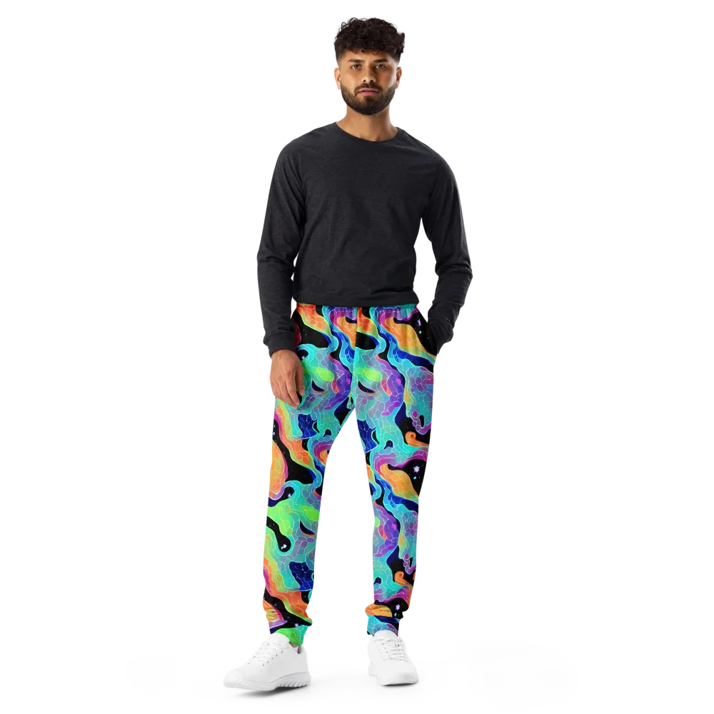 Rainbow Void on Men's Joggers — Front