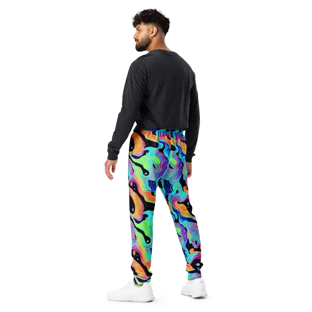 Rainbow Void on Men's Joggers — Back
