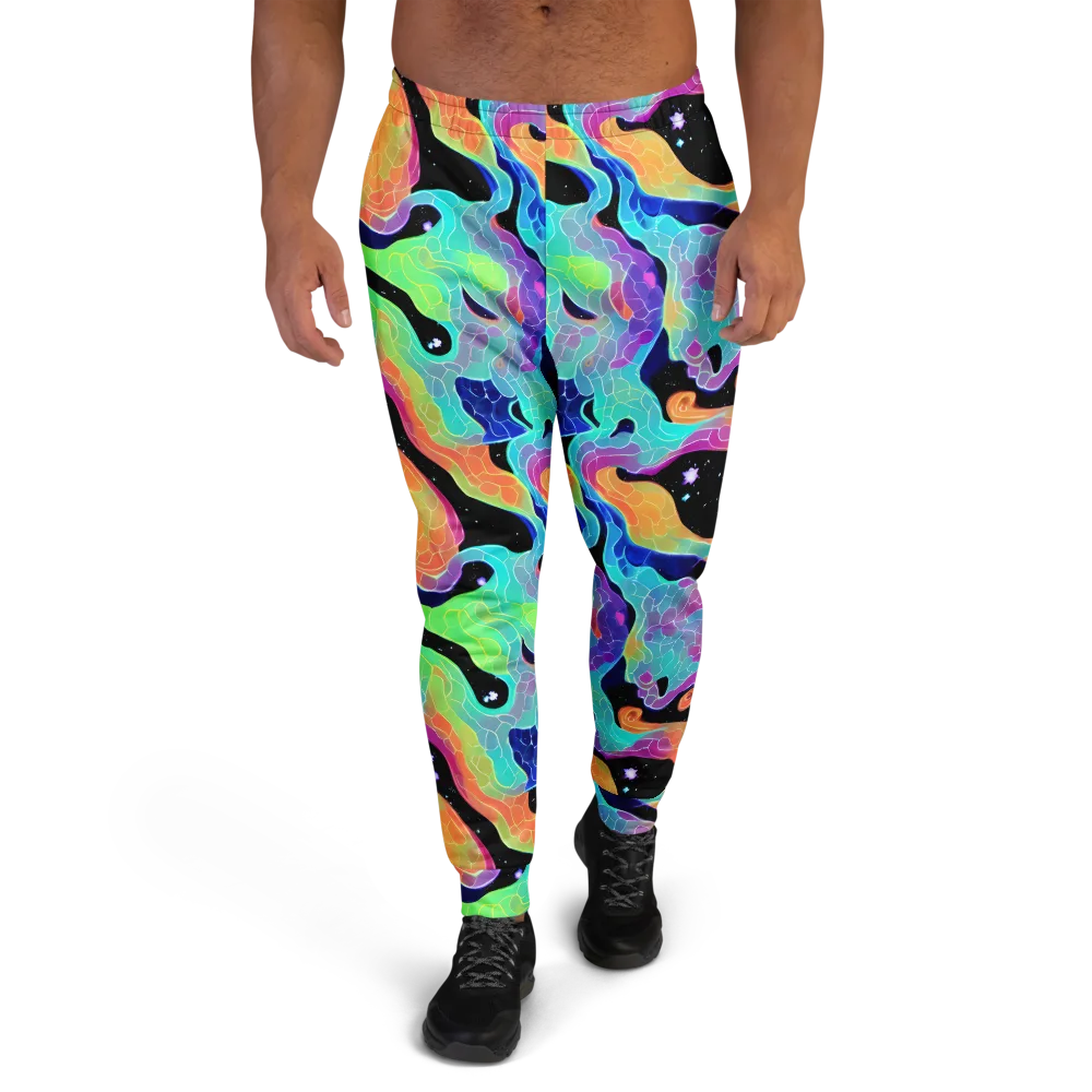 Rainbow Void on Men's Joggers — Front