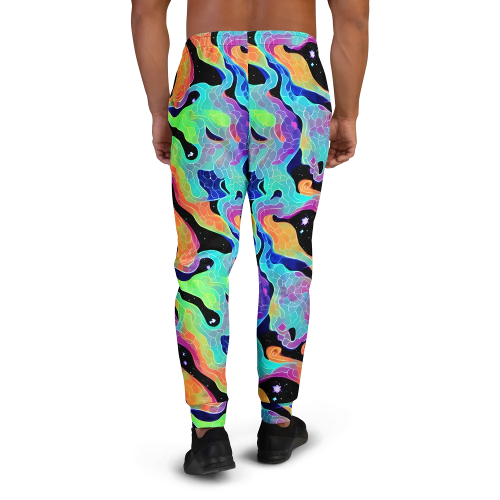 Rainbow Void on Men's Joggers — Back