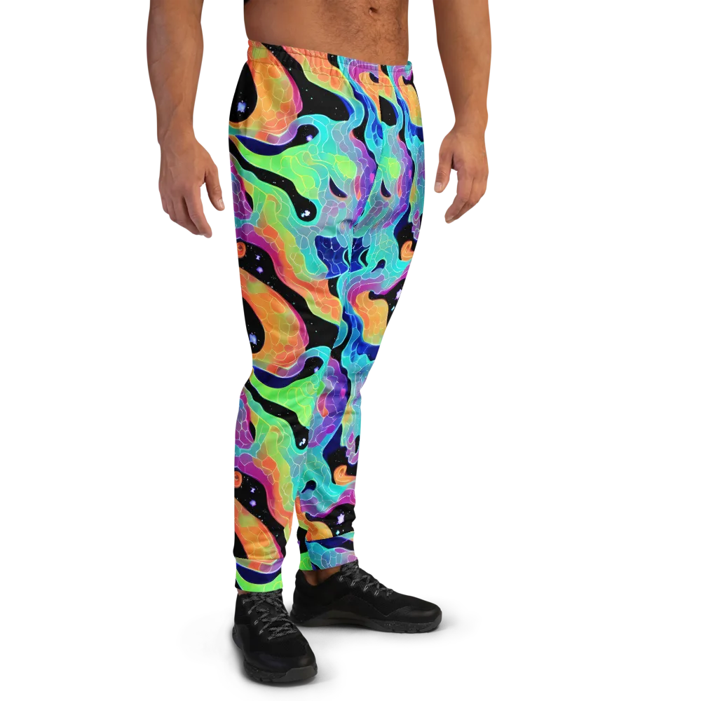Rainbow Void on Men's Joggers — Right