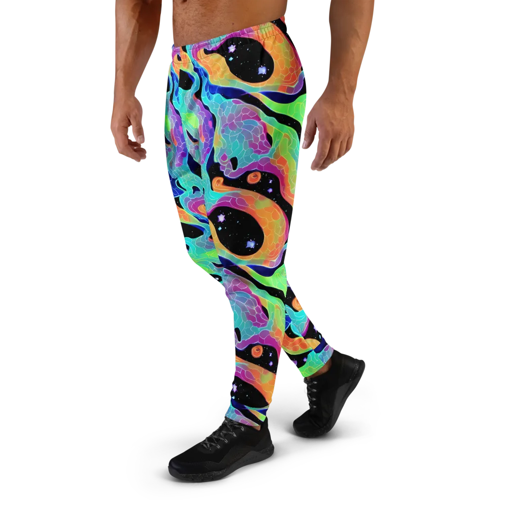 Rainbow Void on Men's Joggers — Left