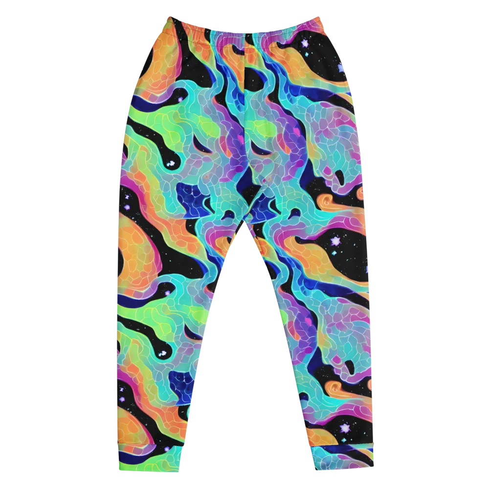 Rainbow Void on Men's Joggers — Front