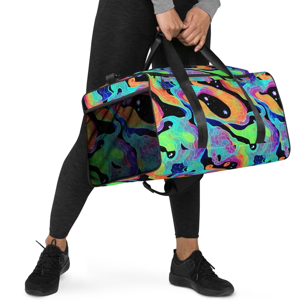 Rainbow Void on Duffle Bag — Right Front